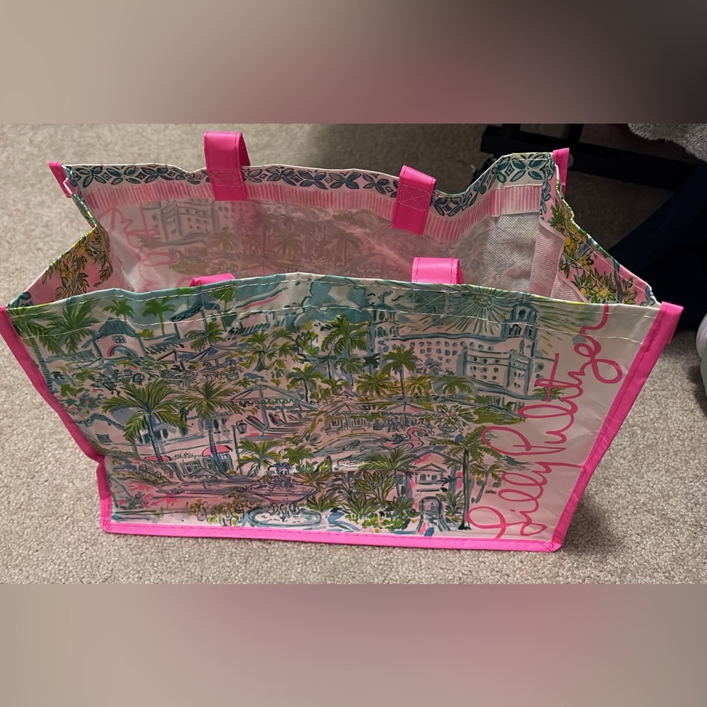 Brand new Lily Pulitzer Pink Tropical-print Women's Tote Bag